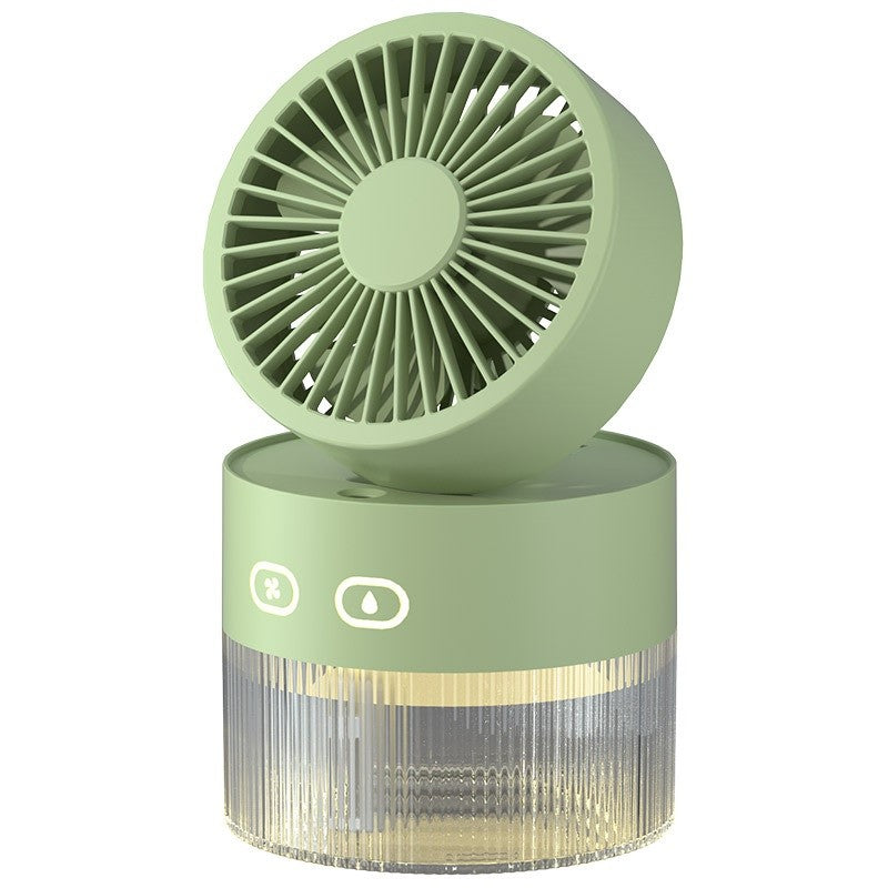 Mini Ventilador Portátil USB com Spray de Água – Recarregável e Super Refrescante