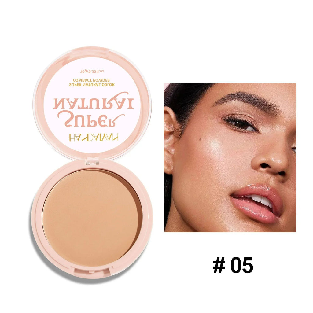 Pó Compacto HANDAIYAN Super Natural – Acabamento Matte e Leve