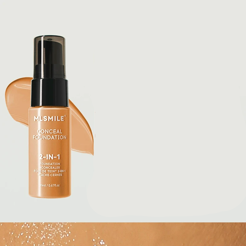 Base e Corretivo 2 em 1 MLSMILE – Alta Cobertura e Acabamento Natural