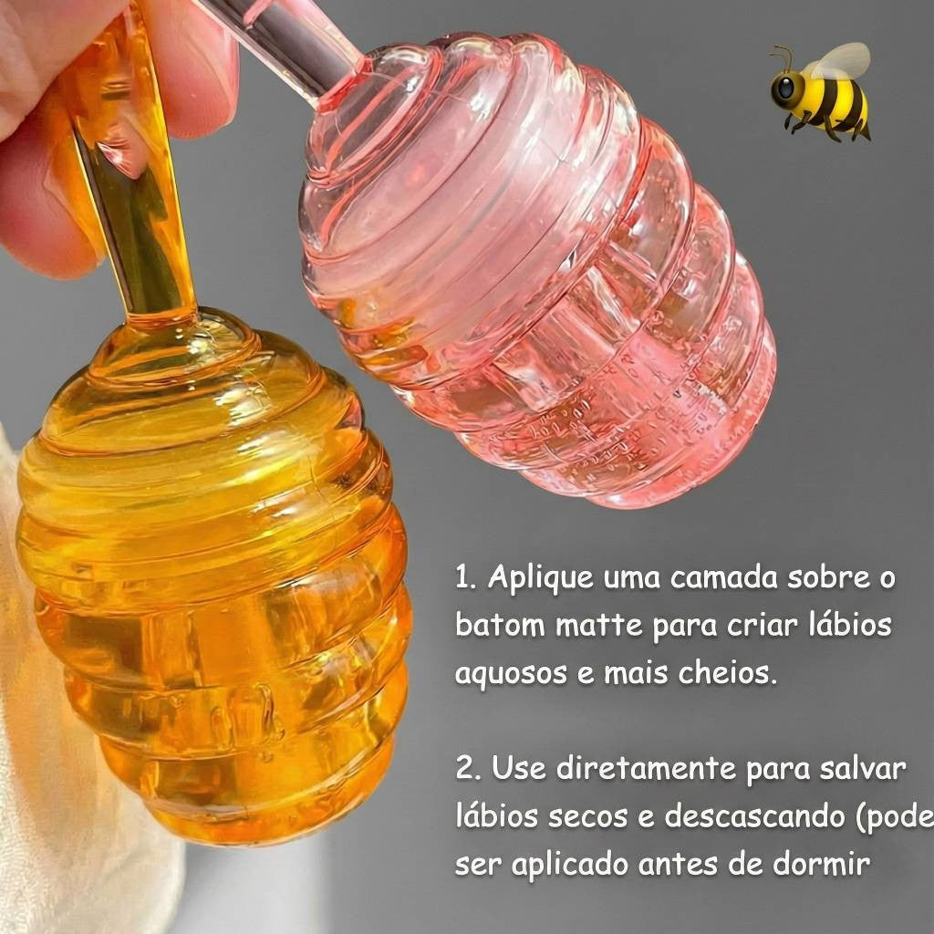 Honey Bee Lip Oil - Hidratação Intensa com Brilho Irresistível!