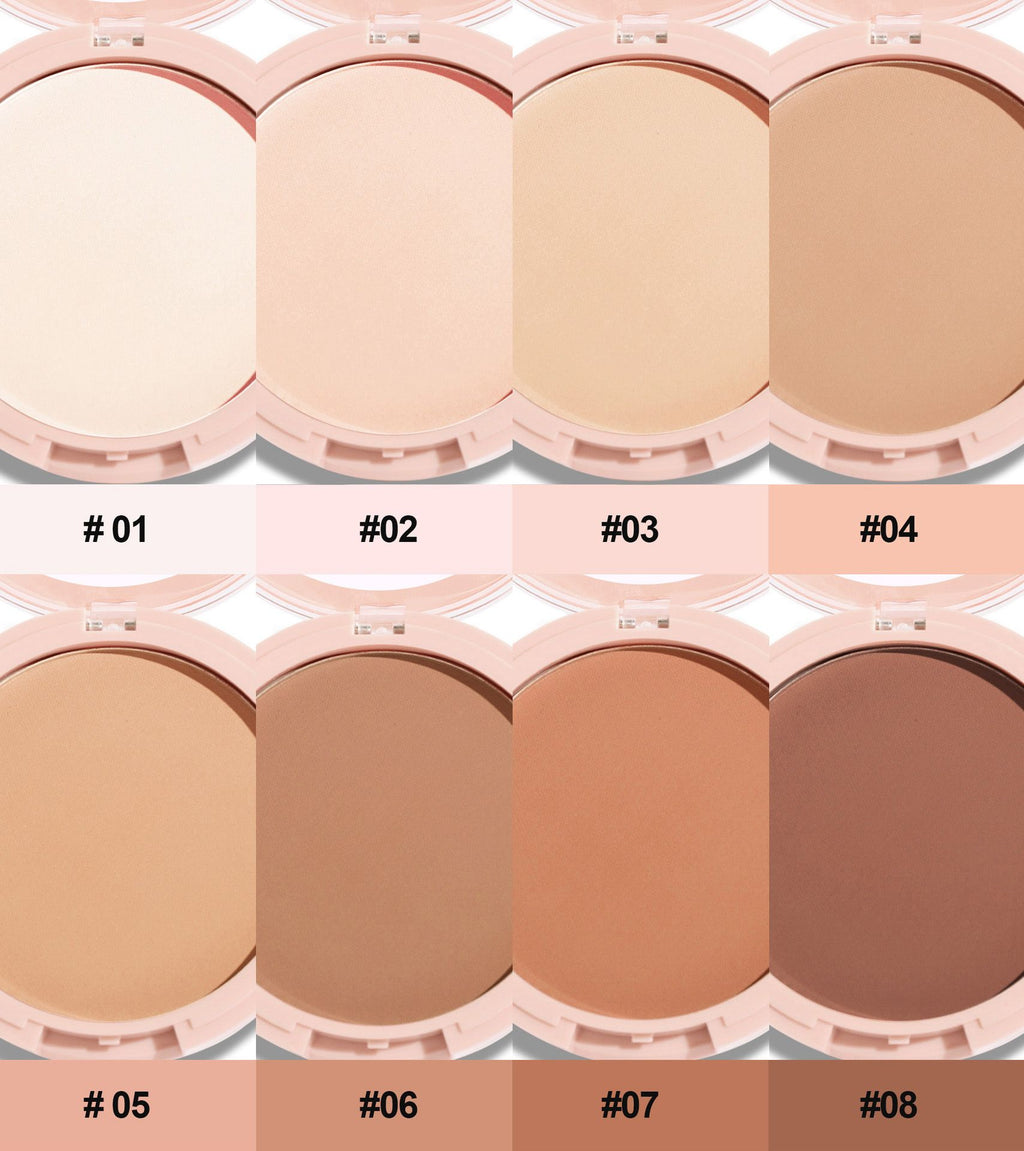 Pó Compacto HANDAIYAN Super Natural – Acabamento Matte e Leve
