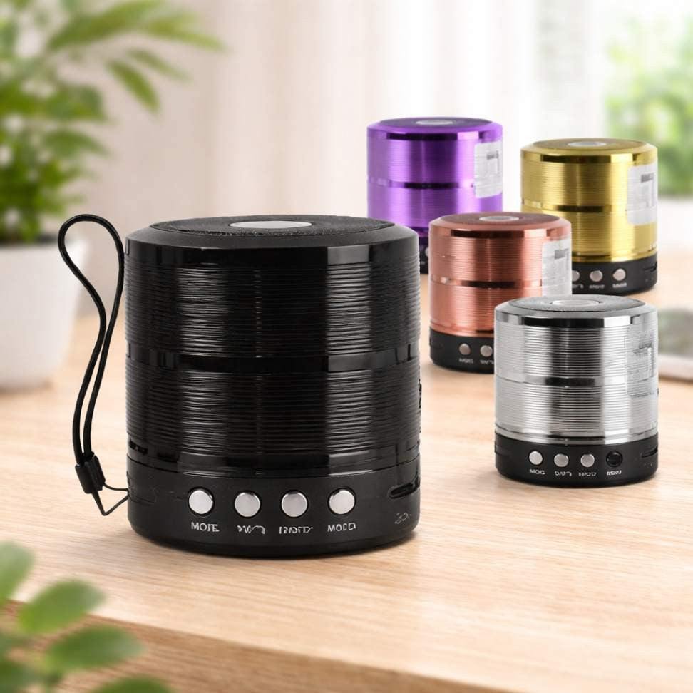 Mini Caixa de Som Portátil USB – Leve Seu Som Para Qualquer Lugar