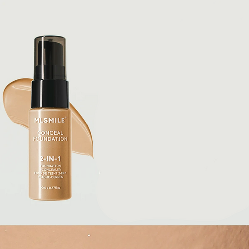 Base e Corretivo 2 em 1 MLSMILE – Alta Cobertura e Acabamento Natural