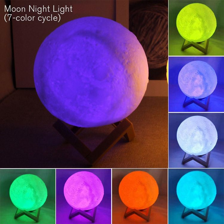 Luminária Lua LED – Iluminação Mágica e Relaxante