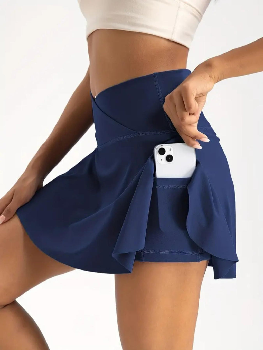 Saia Esportiva com Shorts Interno – Conforto e Estilo para Padel e Tênis