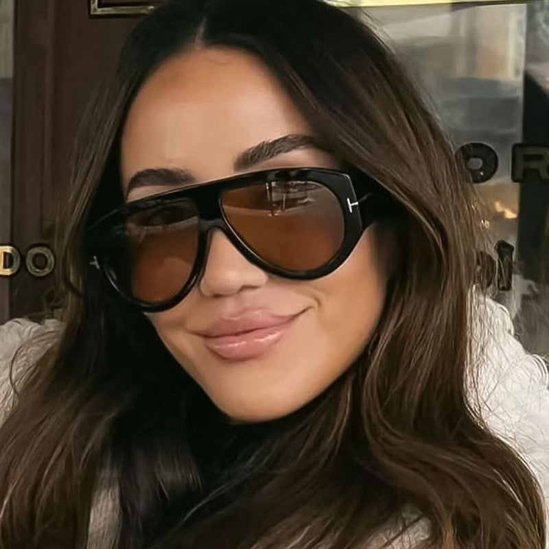 Óculos de sol estilo vintage feminino proteção uv moda