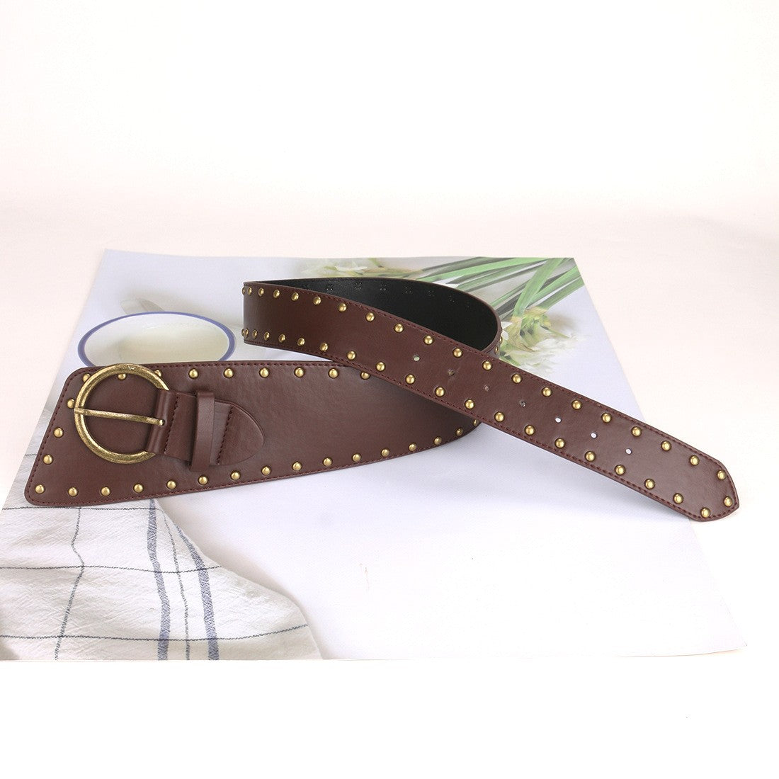 Cinto Feminino Courino Sintético Vintage