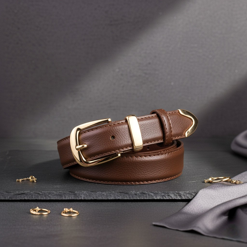 Cinto Feminino de Couro – Alta Qualidade e Estilo