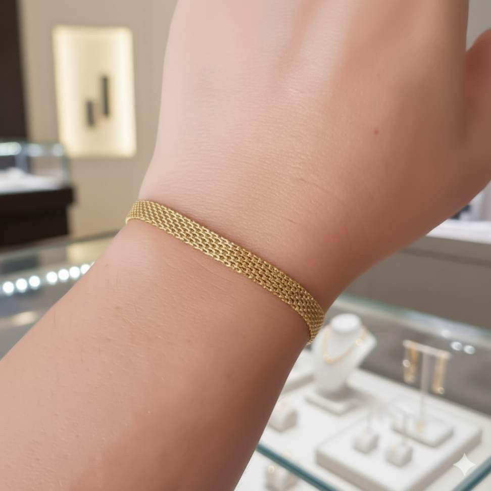 Pulseira Premium banhada a ouro 18k