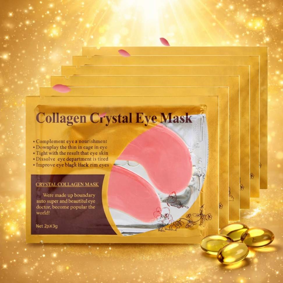 Máscara Gold Collagen – Adeus Olheiras em Minutos