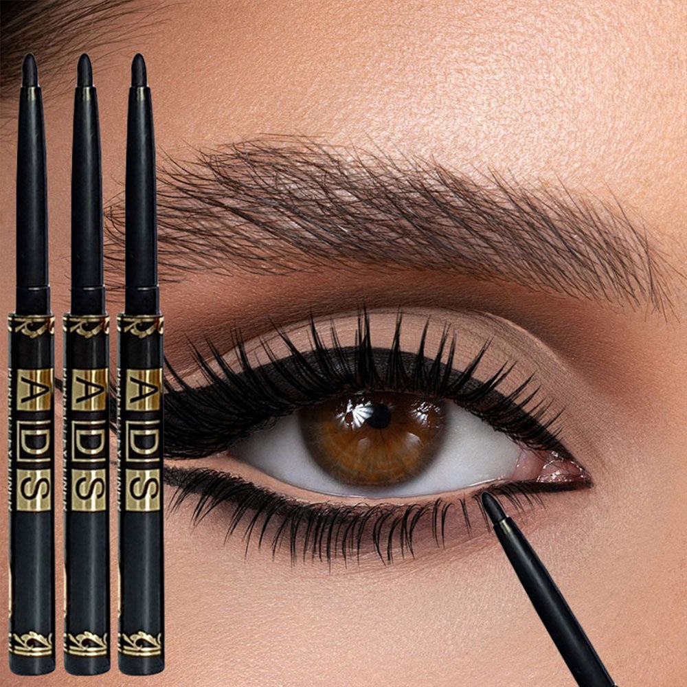 Lápis delineador preto à prova d´água de longa duração/ resistente ao suor