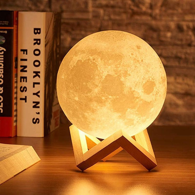 Luminária Lua LED – Iluminação Mágica e Relaxante