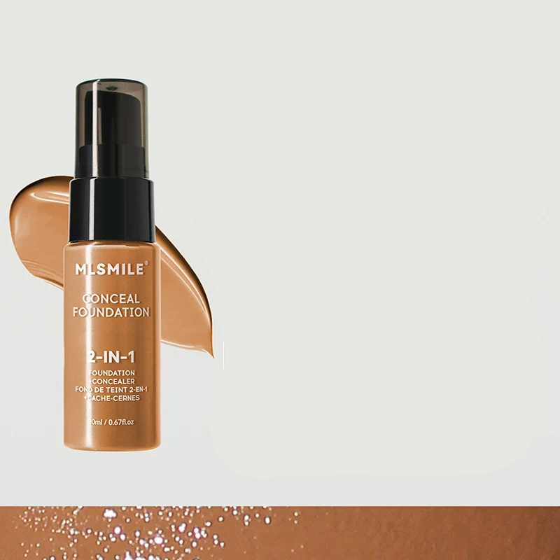 Base e Corretivo 2 em 1 MLSMILE – Alta Cobertura e Acabamento Natural