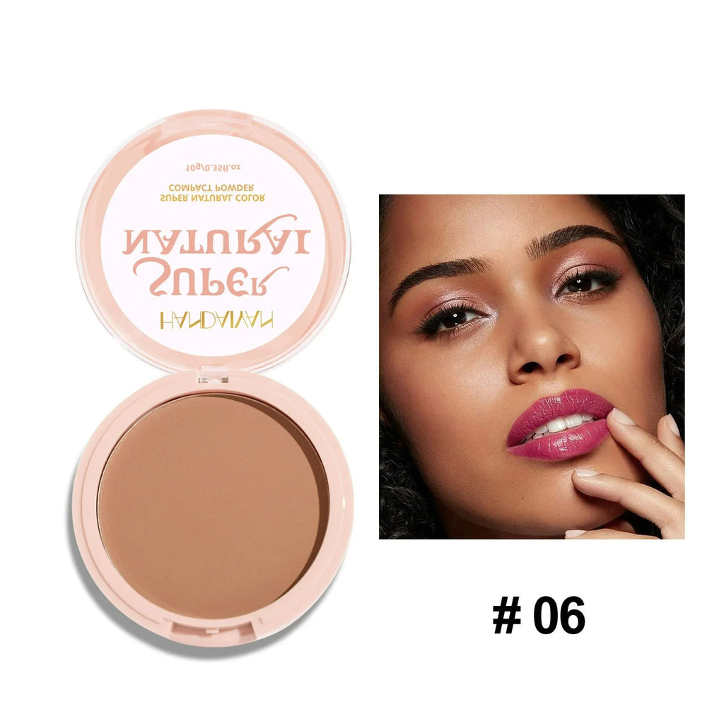 Pó Compacto HANDAIYAN Super Natural – Acabamento Matte e Leve