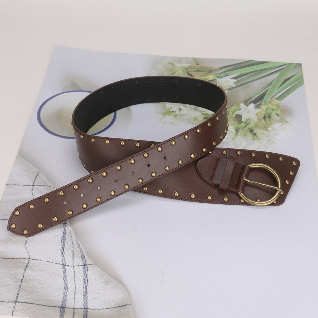 Cinto Feminino Courino Sintético Vintage