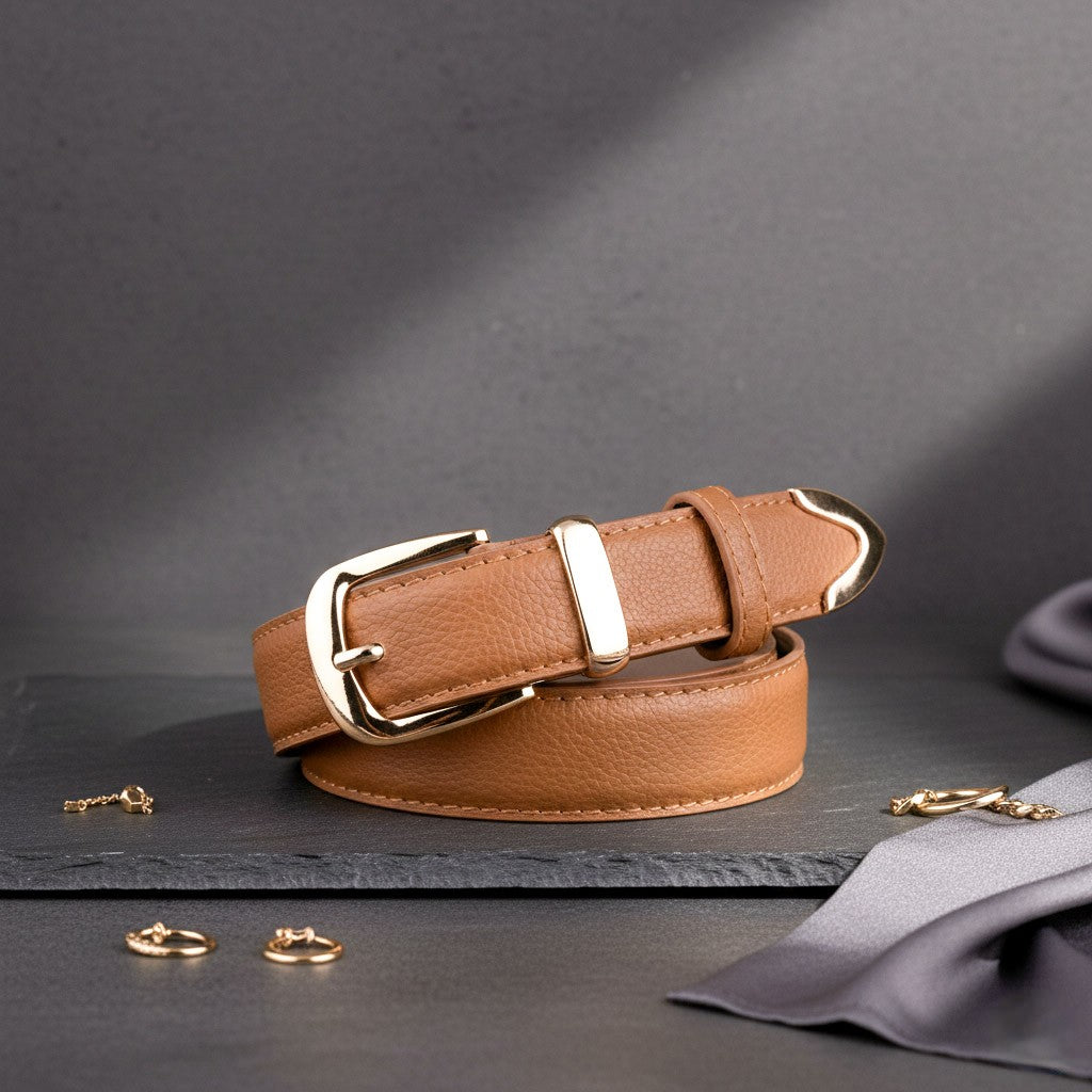 Cinto Feminino de Couro – Alta Qualidade e Estilo