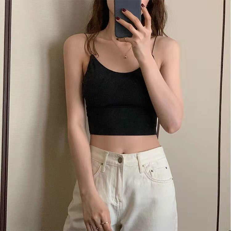 Regata Feminina Chiffon Sem Costas – Estilo Básico e Moderno de Verão