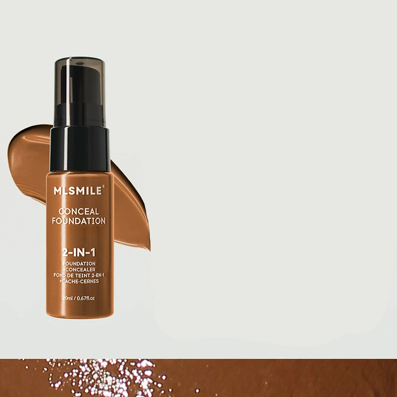 Base e Corretivo 2 em 1 MLSMILE – Alta Cobertura e Acabamento Natural