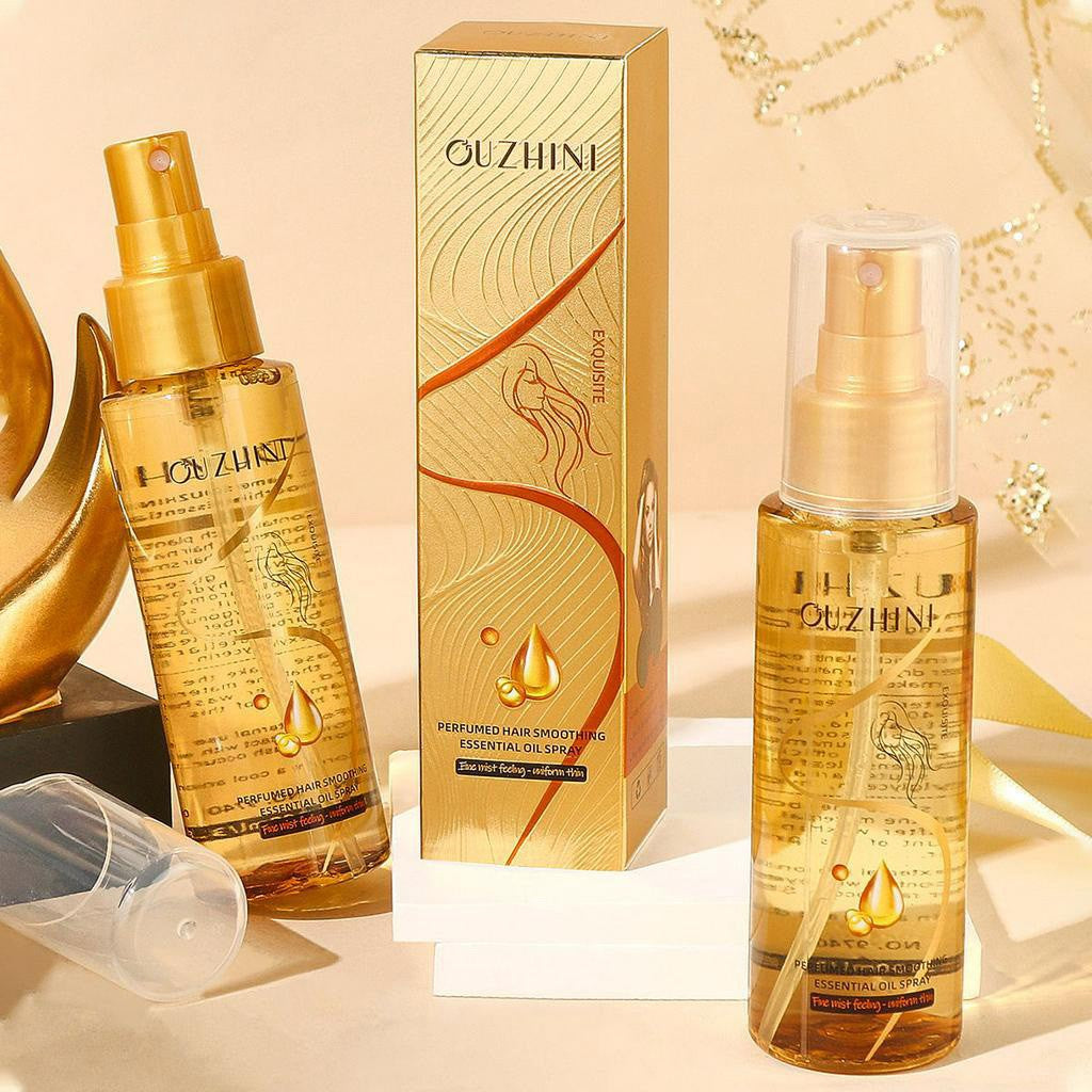 O spray de óleo essencial nutritivo profundo para cuidados com os cabelos pode