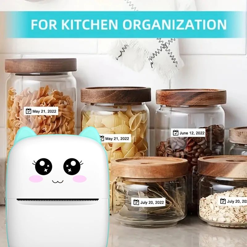 Mini Impressora Térmica Portátil, Sem Fiol, Bluetooth, Inkl