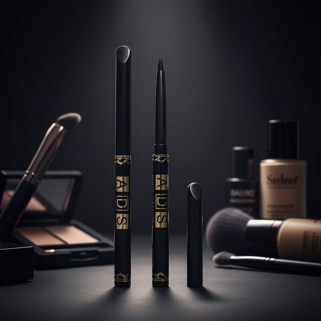 Lápis delineador preto à prova d´água de longa duração/ resistente ao suor