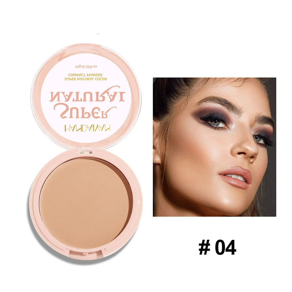 Pó Compacto HANDAIYAN Super Natural – Acabamento Matte e Leve