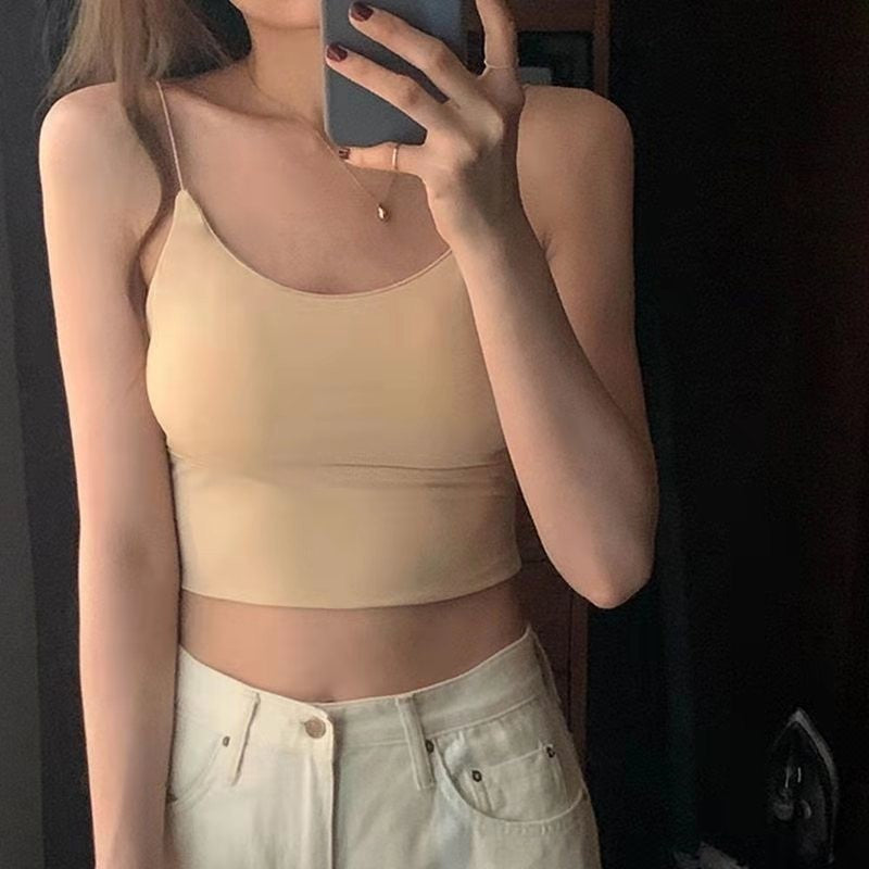 Regata Feminina Chiffon Sem Costas – Estilo Básico e Moderno de Verão