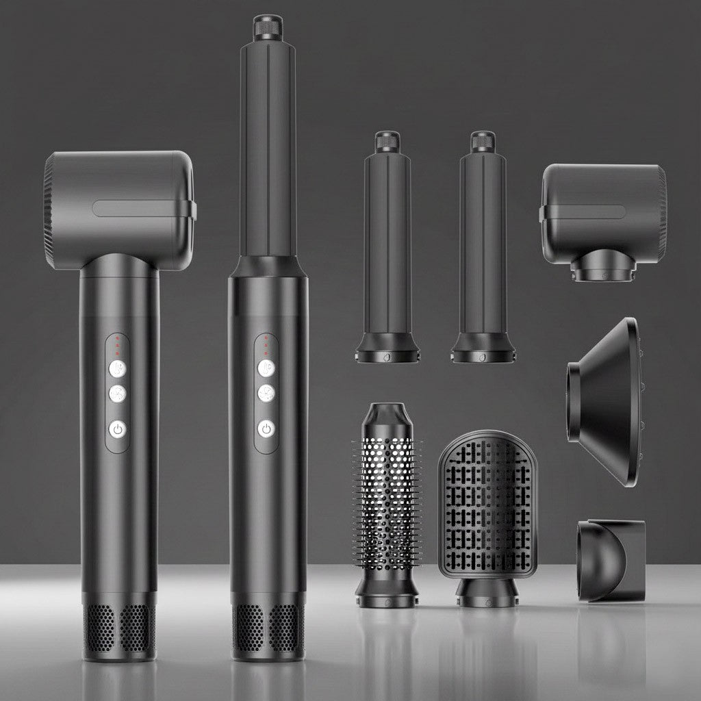 Secador e Escova Modeladora 7 em 1 – 1400W de Potência, Alisa, Seca e Modela