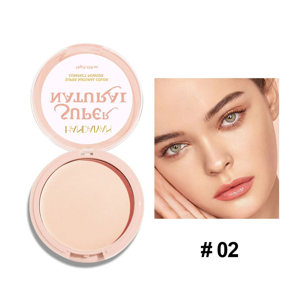 Pó Compacto HANDAIYAN Super Natural – Acabamento Matte e Leve