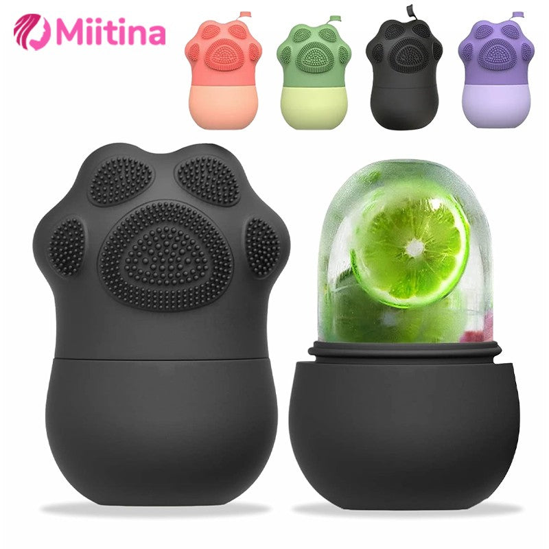 Rolo facial gelo de silicone Texturizado