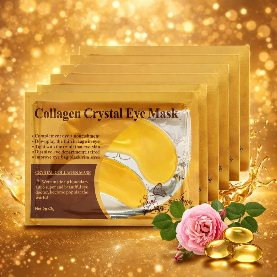 Máscara Gold Collagen – Adeus Olheiras em Minutos