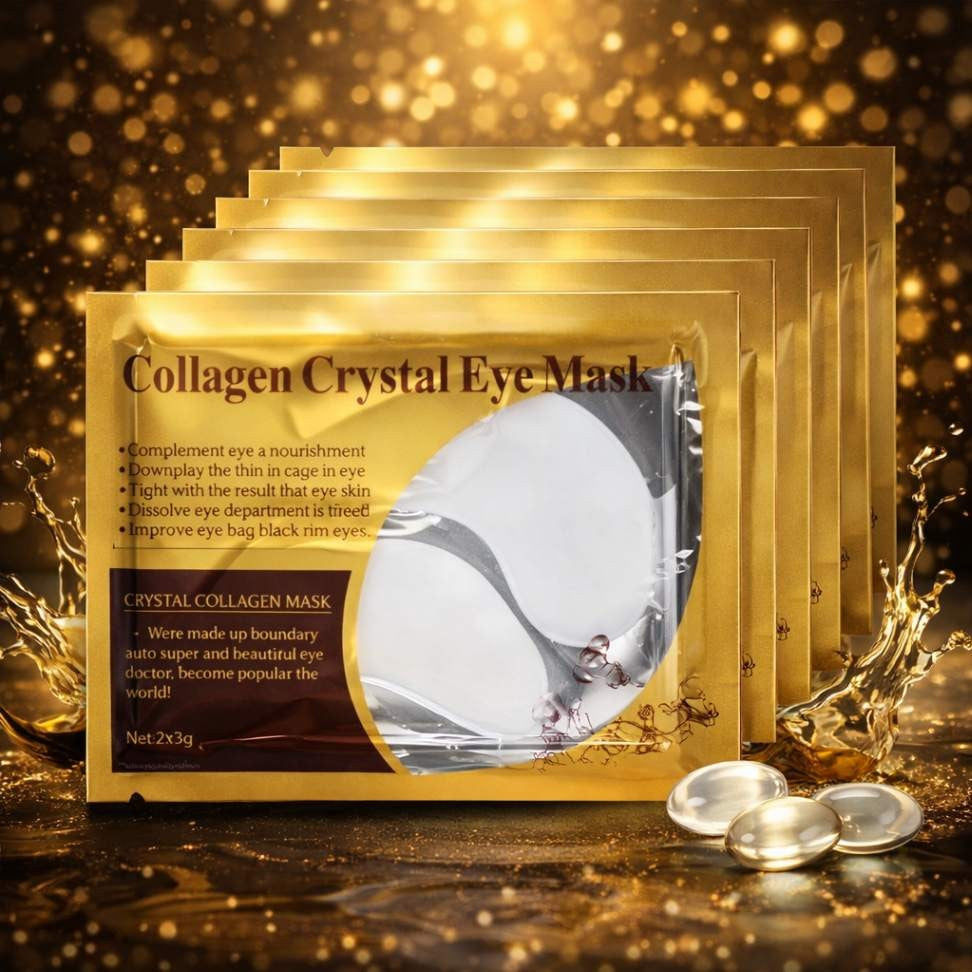 Máscara Gold Collagen – Adeus Olheiras em Minutos