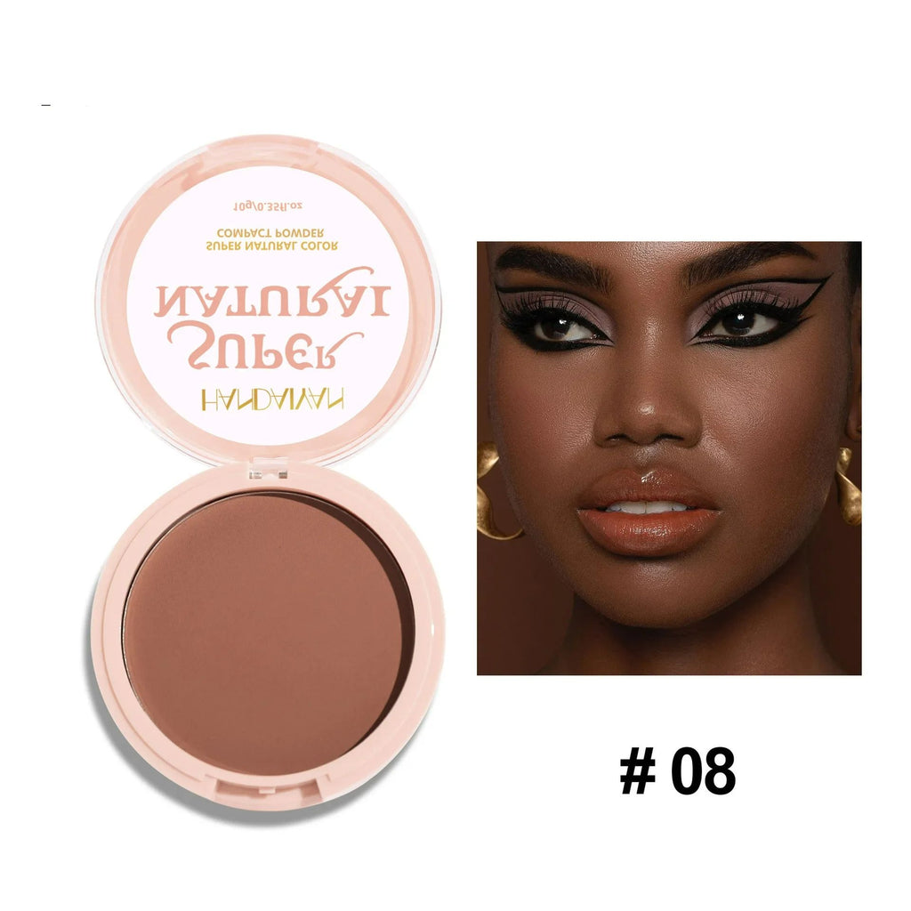 Pó Compacto HANDAIYAN Super Natural – Acabamento Matte e Leve