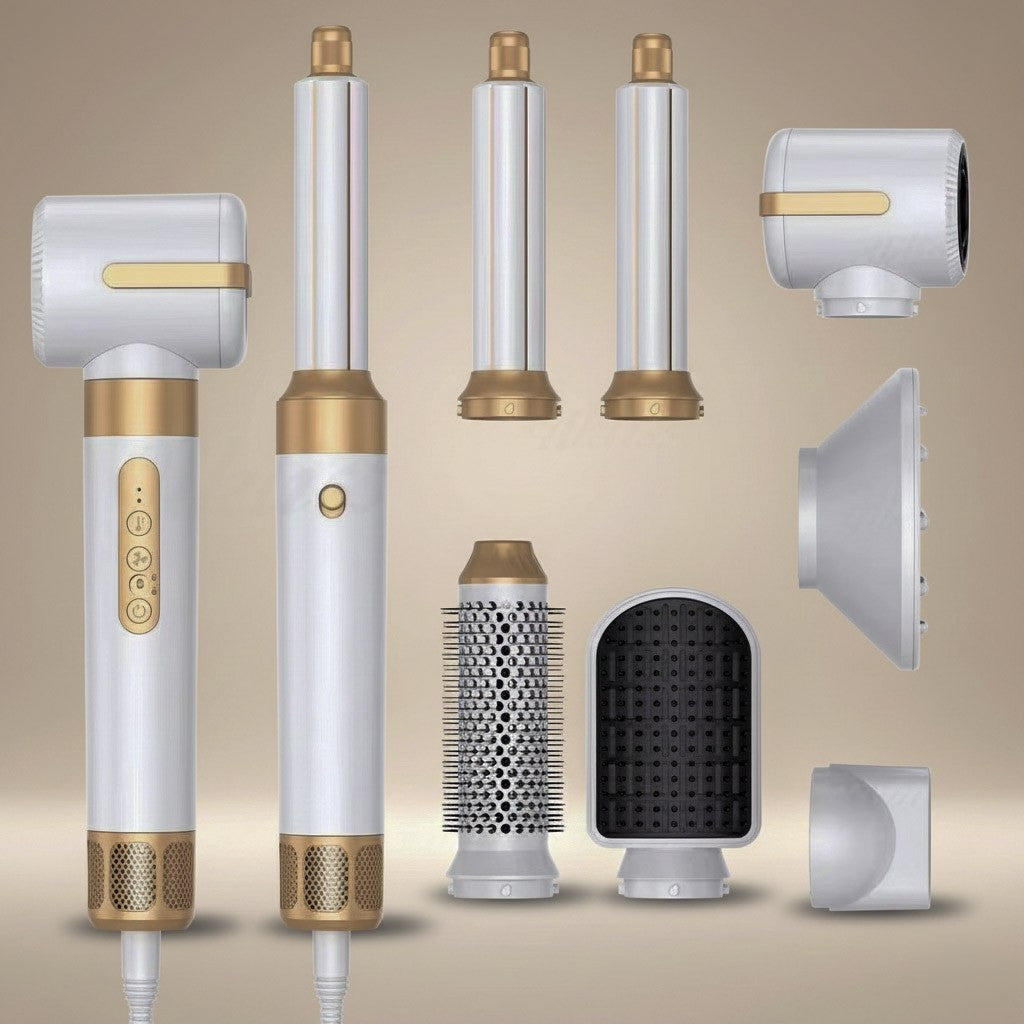 Secador e Escova Modeladora 7 em 1 – 1400W de Potência, Alisa, Seca e Modela