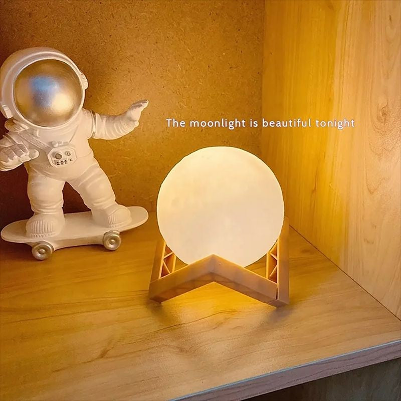 Luminária Lua LED – Iluminação Mágica e Relaxante