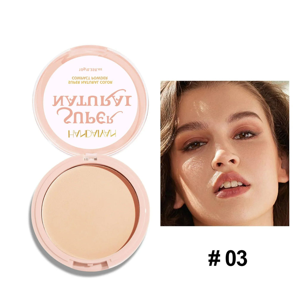 Pó Compacto HANDAIYAN Super Natural – Acabamento Matte e Leve