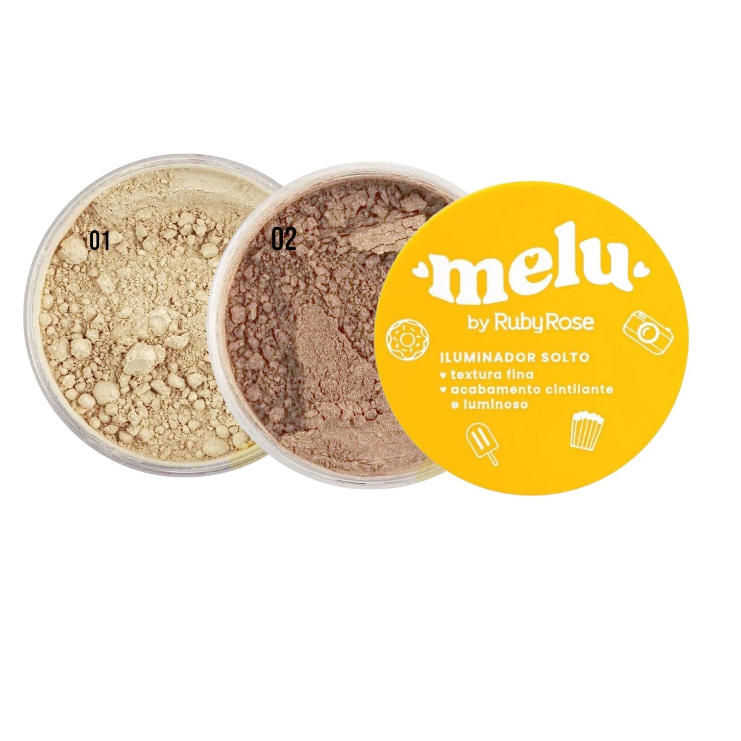 Iluminador Premium Melu Ruby Rose